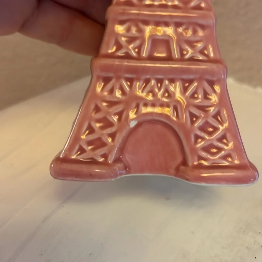 Pink Eiffel Tower Paris Ceramic Room Decor Coquette Fench Girly - Picture 5 of 9